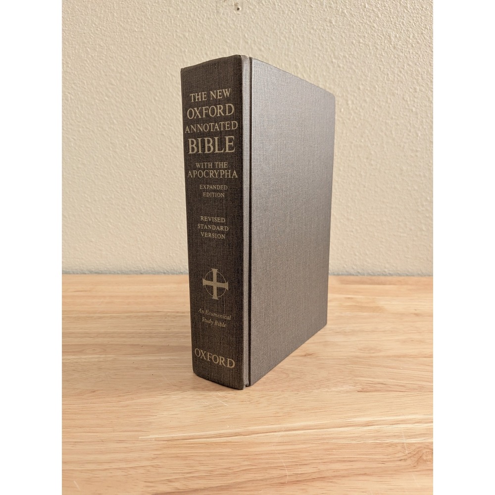 New Oxford Annotated Bible With The Apocrypha RSV Expanded Edition Hardcover